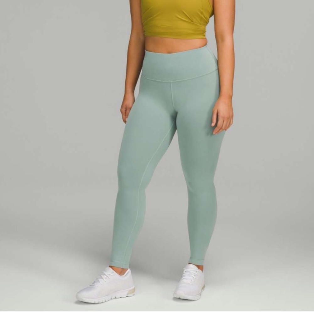 Lululemon Wunder Train Contour Fit High-Rise Tight 28" Size 2 Misty Glade